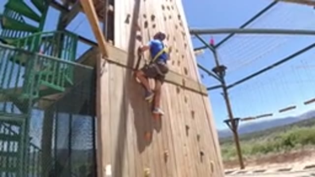WINTER PARK COLORADO-2019: A Person Rock Climbing On A Beautiful Day
