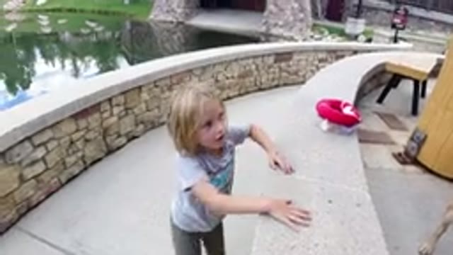 WINTER PARK COLORADO-2019: Little Girl Walks Her Pet