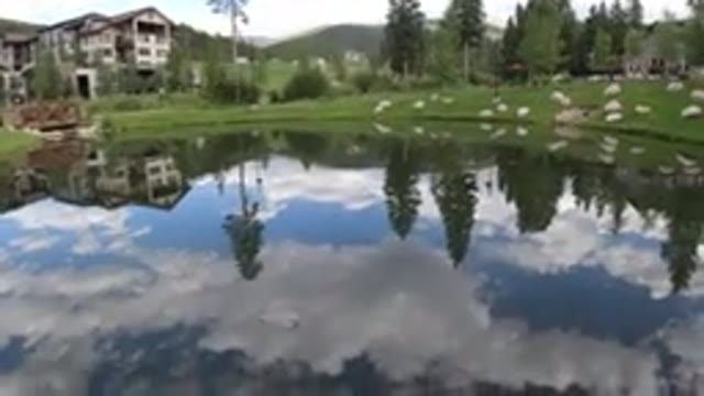 WINTER PARK COLORADO-2019: Throwing a Rock Into a Pond