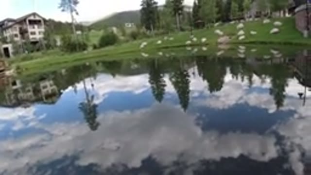 WINTER PARK COLORADO-2019: Video Of A Large Pool Of Water With A Beautiful