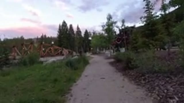 WINTER PARK COLORADO-2019: A Village Road Leading To A Magnificent Bridge With