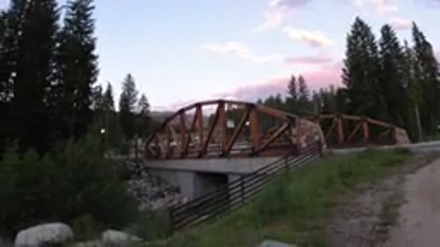 WINTER PARK COLORADO-2019: Video Of A Large Bridge Off In The Distance That Has