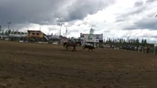 WINTER PARK COLORADO-2019: A Horse Riding Game Is Being Held