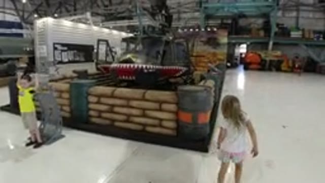 WHEAT RIDGE COLORADO-2019: Little Girl Walking On A Polished Floor In A Large Building