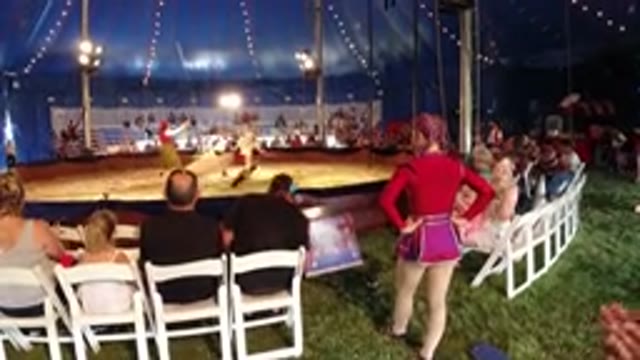 BROOMFIELD COLORADO-2019: People Watching A Circus