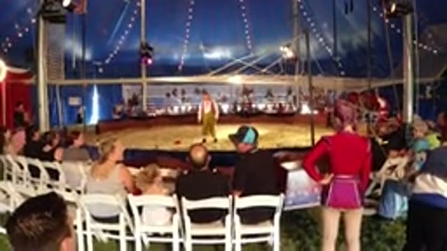 BROOMFIELD COLORADO-2019: People Gathered And Sitting Around To Watch A Act