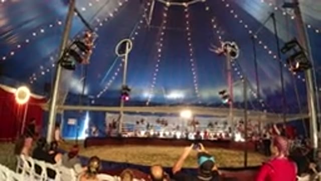 BROOMFIELD COLORADO-2019: Unbelievable Flaw In The Circus Presentation Of The Trapeze Artist