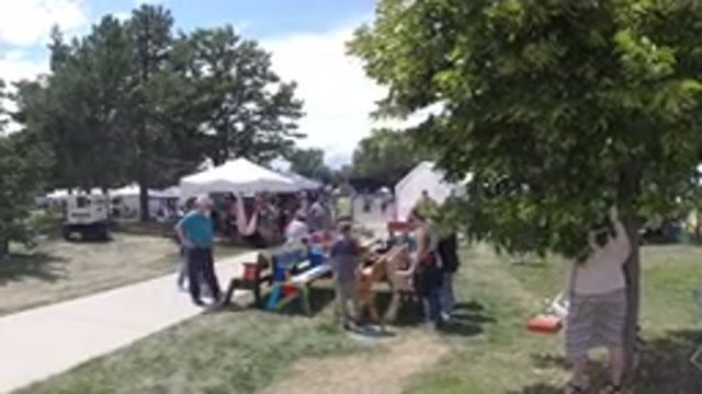 BROOMFIELD COLORADO-2019: Human Gathering In A Place Free For The Work Of