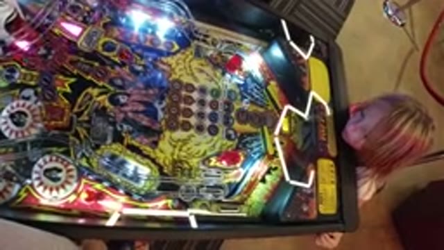 BROOMFIELD COLORADO-2019: Little Boy Tries to Play with Game Machine in Park