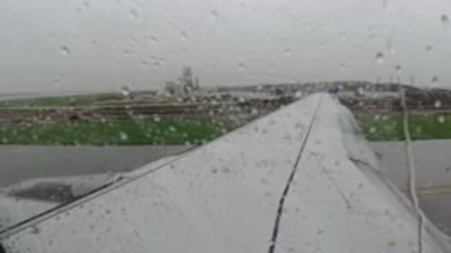 LOS CABOS MEXICO-2019: Rainy Day During The Take Off