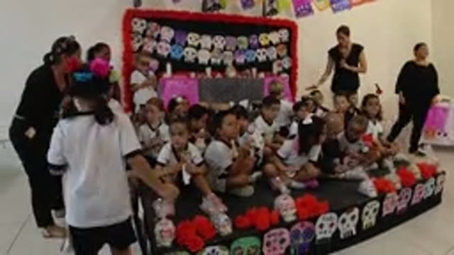 LOS CABOS MEXICO-2019: Children Are Gathering For A Group Photo