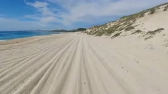 LOS CABOS MEXICO-2019: Deserted Beach Absence of People Calm Sea Sand Banks