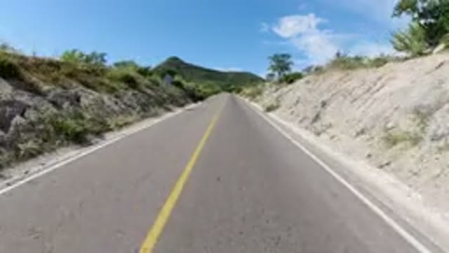 LOS CABOS MEXICO-2019: An Empty One-Way Road
