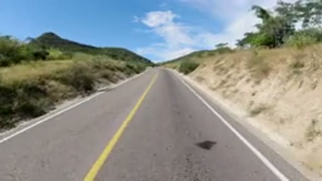 LOS CABOS MEXICO-2019: Beautiful Single Road Track With Trees