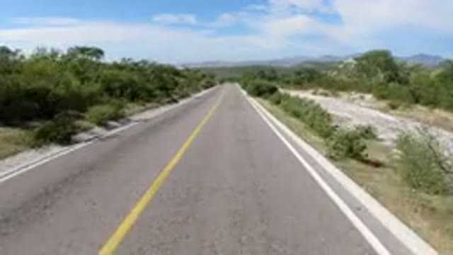 LOS CABOS MEXICO-2019: Calmly Driving Down The Road