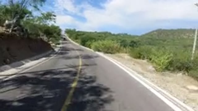 LOS CABOS MEXICO-2019: Fast Driving On A Clean Public Road
