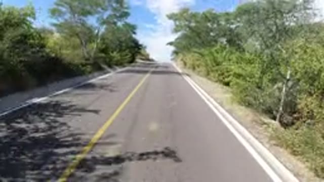 LOS CABOS MEXICO-2019: Clean And Newly-Improved Single Road Track With Trees