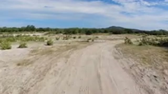 LOS CABOS MEXICO-2019: A View Of A Long Rocky Road On A Sunny Day