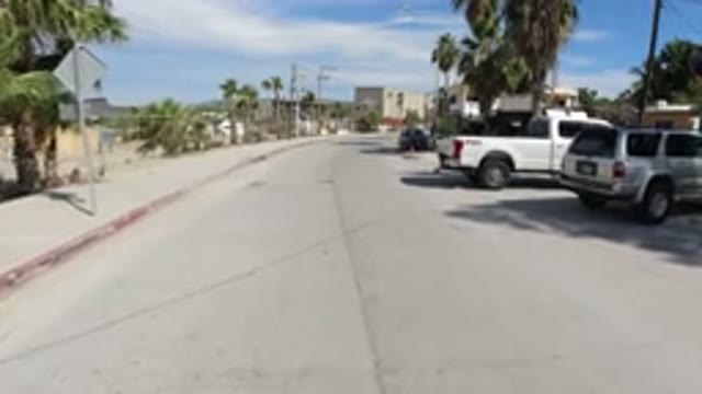 LOS CABOS MEXICO-2019: A Single Road Captured With Wrangler Parking