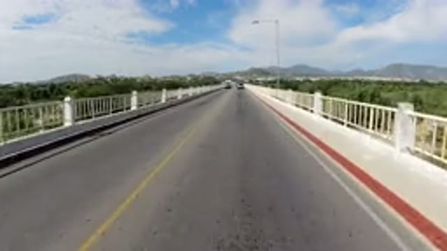 LOS CABOS MEXICO-2019: Wrangler Camera Showing A Road With Many Wranglers And Trees