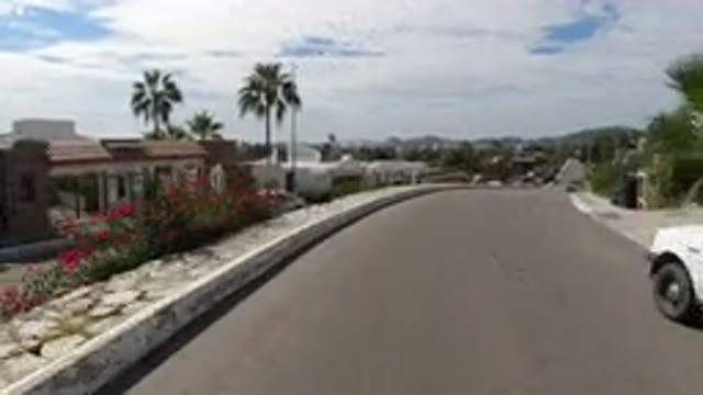 LOS CABOS MEXICO-2019: Cinematic Point of View Wrangler Ride in a Nice Sunny Day