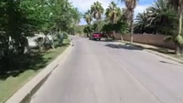 LOS CABOS MEXICO-2019: Video Of A Wrangler Driving Down The Tropical Countryside