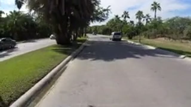 LOS CABOS MEXICO-2019: Camera Moving Along A Long Stretching Highway With Other