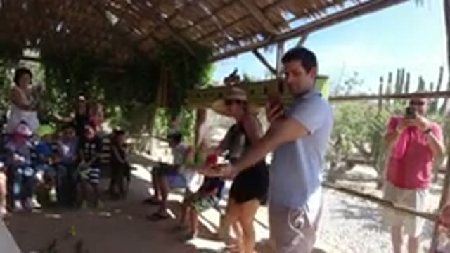 LOS CABOS MEXICO-2019: A Man And Some People Are Enjoying And Filming Their
