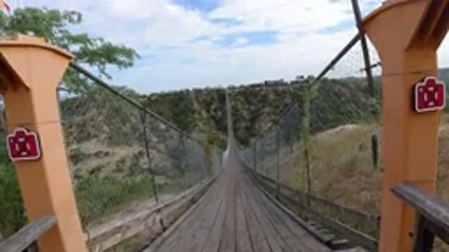 LOS CABOS MEXICO-2019: Staring Down A Bridge That Goes A Long Way Across A Valley