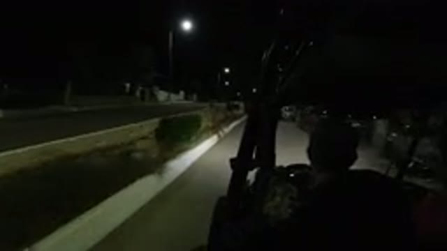 LOS CABOS MEXICO-2019: A Person Driving A Vehicle On The Dark Road