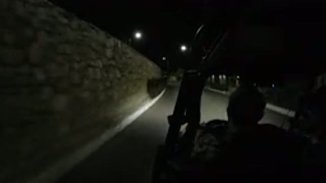 LOS CABOS MEXICO-2019: Dark Public Highway Lighted By Street Lamps