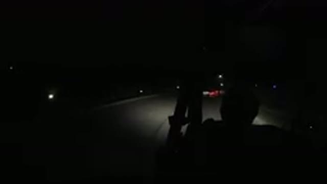 LOS CABOS MEXICO-2019: Road Lights Dark Vehicles Fast Open Braking Curves Lane