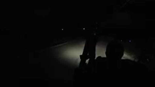 LOS CABOS MEXICO-2019: Someone Is Driving A Vehicle In The Dark At Night Time
