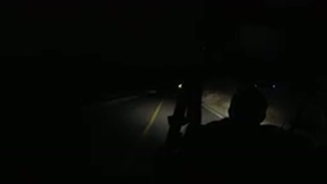 LOS CABOS MEXICO-2019: Driving A Wrangler In The Dark Area