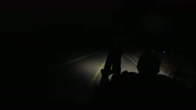 LOS CABOS MEXICO-2019: Speeding Wrangler On Unlighted Road With Only The Headlights