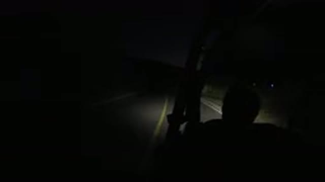 LOS CABOS MEXICO-2019: Bus Driver Operating Auto-Bus at Night