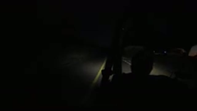LOS CABOS MEXICO-2019: A Vehicle Driving Down A Poorly-Lit Road At Night