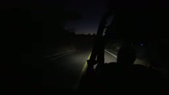 LOS CABOS MEXICO-2019: Person Driving At Night On The Public Road