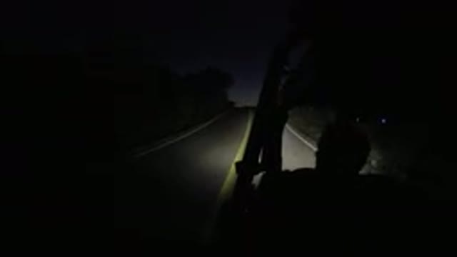 LOS CABOS MEXICO-2019: Man Driving A Wrangler Extra Carefully At Night
