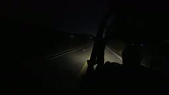 LOS CABOS MEXICO-2019: Highway Roads Filmed At Night Time