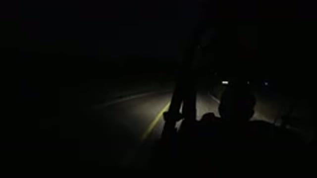 LOS CABOS MEXICO-2019: A Drive In The Dark On A Windy Road In A Jeep With Only A