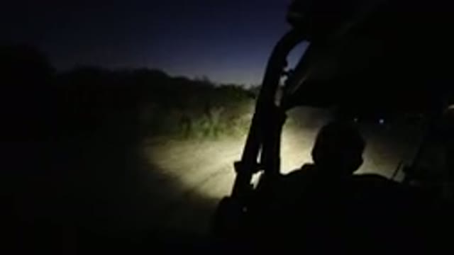 LOS CABOS MEXICO-2019: Attentive Driving a Wrangler in the Dark Area