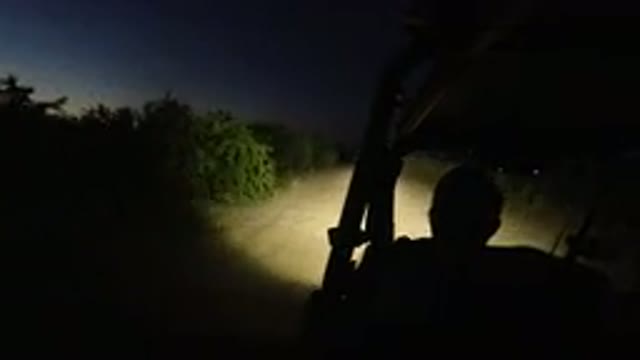 LOS CABOS MEXICO-2019: Late Night Off-Road Drive on Straight Road