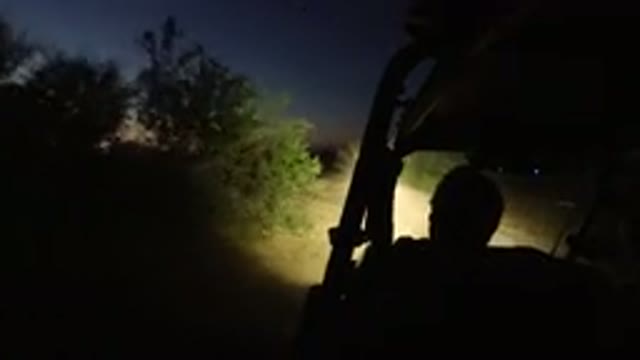 LOS CABOS MEXICO-2019: Man Drives Recreational Vesicle Down A Dirt Road As The Sun Sets