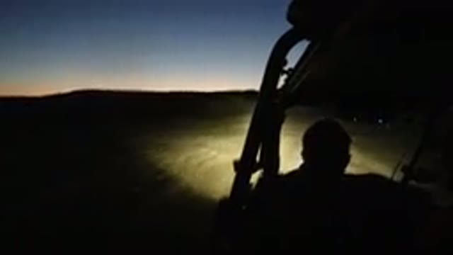 LOS CABOS MEXICO-2019: A Person Driving A Vehicle On A Path In The Dark