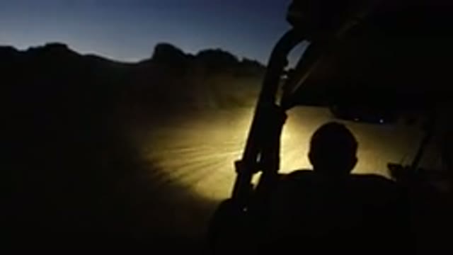 LOS CABOS MEXICO-2019: Drone Video Of A Dark And Grim Beach Dimly Lighted By The