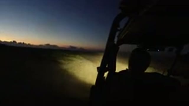 LOS CABOS MEXICO-2019: Couple In A Wrangler Driving In The Sunshine On A Desert