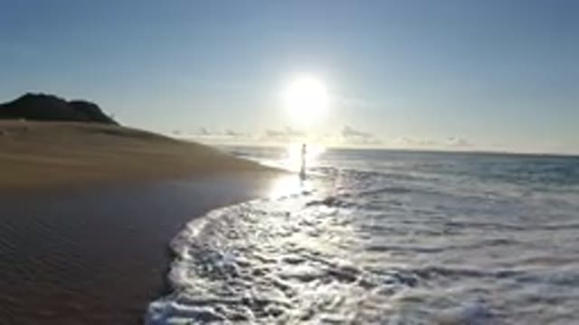 LOS CABOS MEXICO-2019: Early Morning View Of The Sun Rise Has Been Captured In