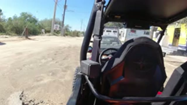 LOS CABOS MEXICO-2019: Empty Wrangler Captured On Camera Parked On The Side