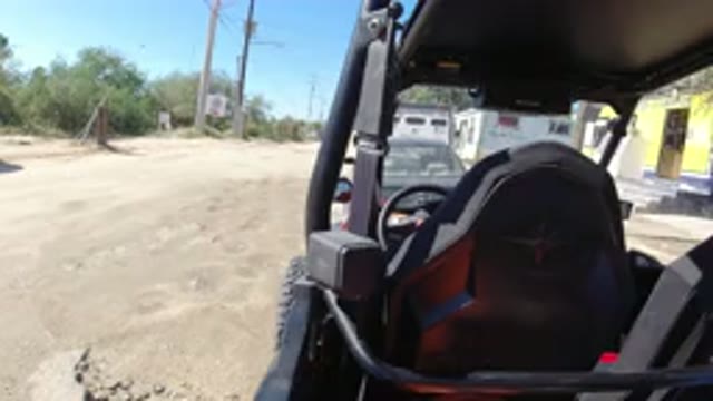LOS CABOS MEXICO-2019: A Metallic Object Is Left Behind The Seat Of A Black